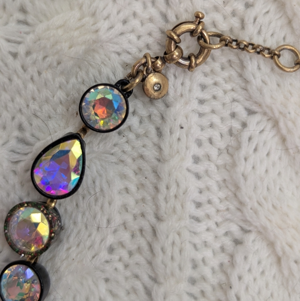 J.Crew Brulee Iridescent Sea Glass Necklace - Picture 7 of 10